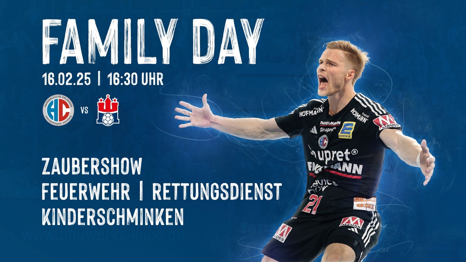 Erlebt den Family Day mit dem HC Erlangen – Ein unvergessliches Erlebnis für die ganze Familie!